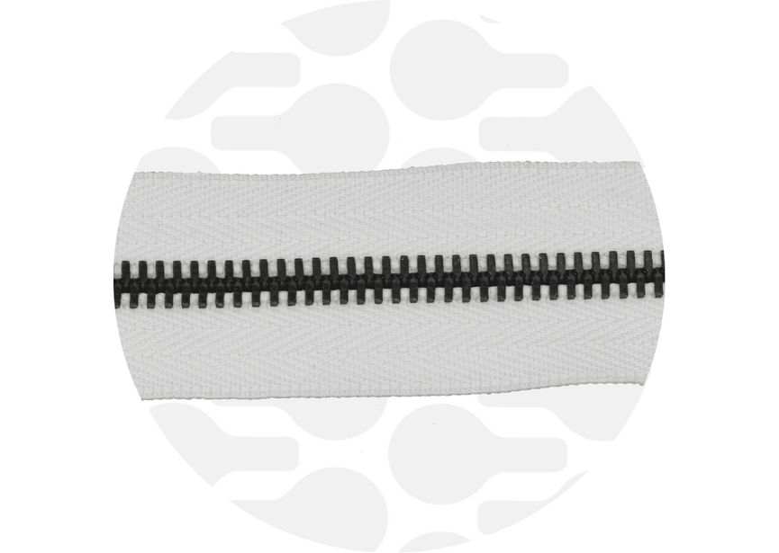 Zipper Metal Off white Black