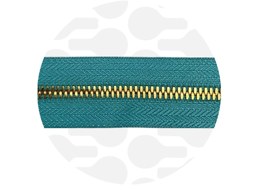 seasprayteal-gold-metal zipper