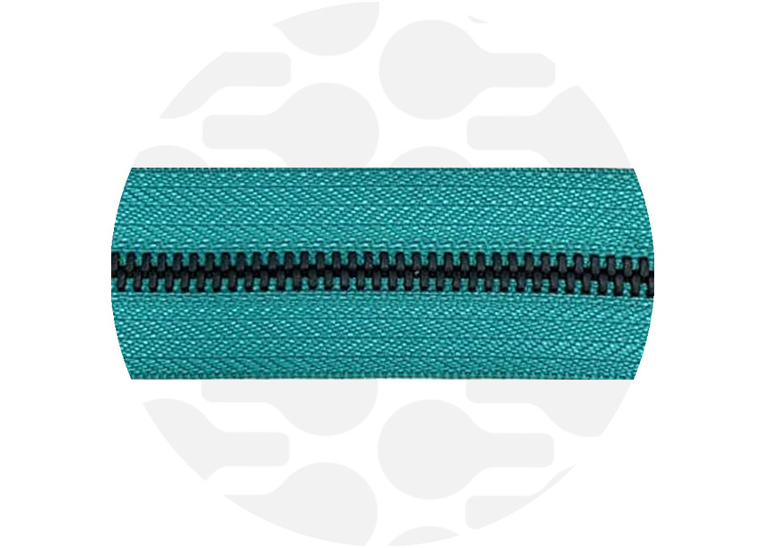 seasprayteal-black-metal zipper