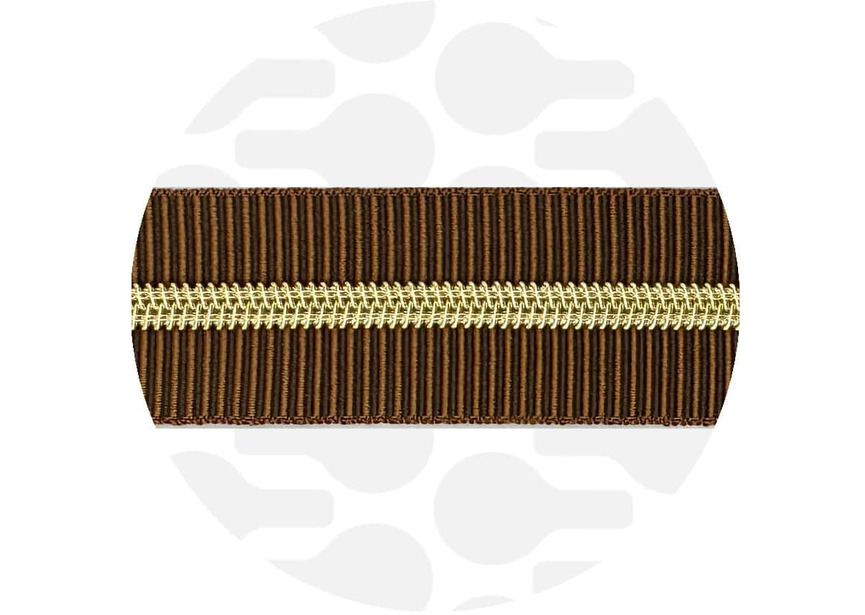 Zipper Striped Toffee Gold