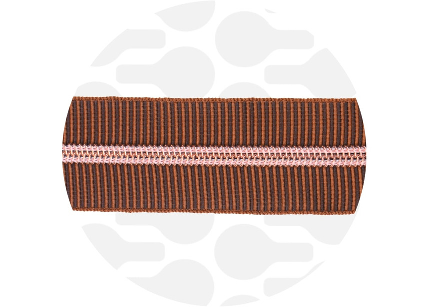 Zipper Striped Toffee Rose gold