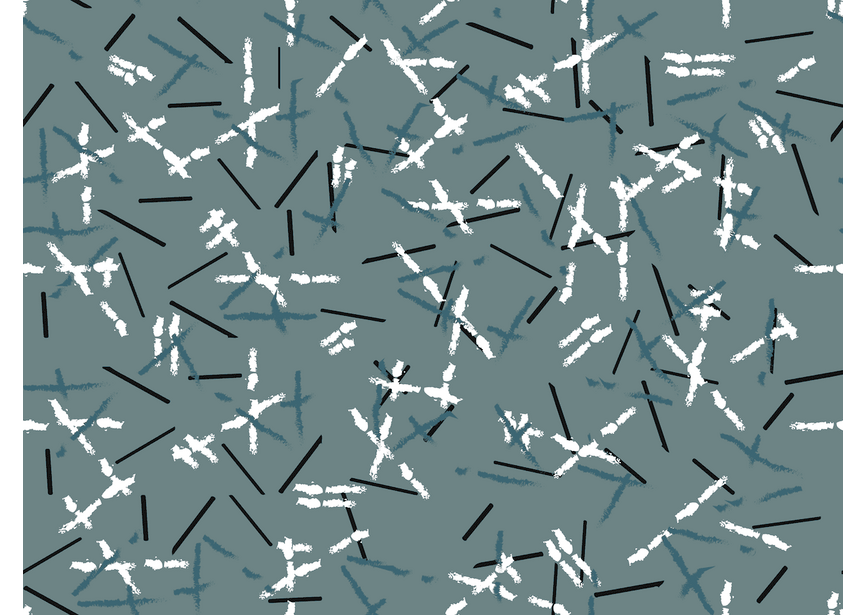 random stripes-17-vintage teal