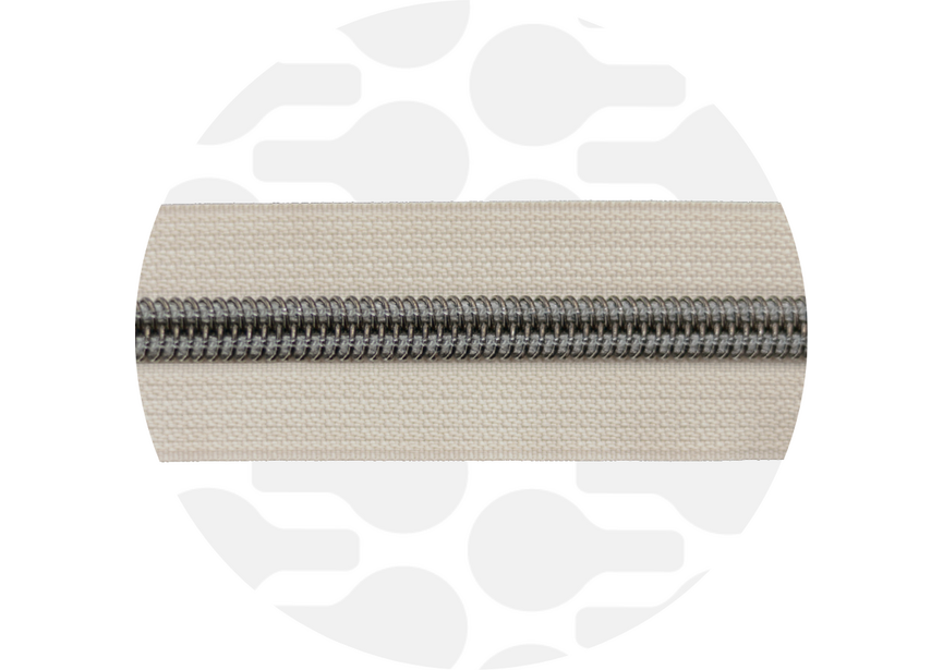 Zipper nylon coil off white gun