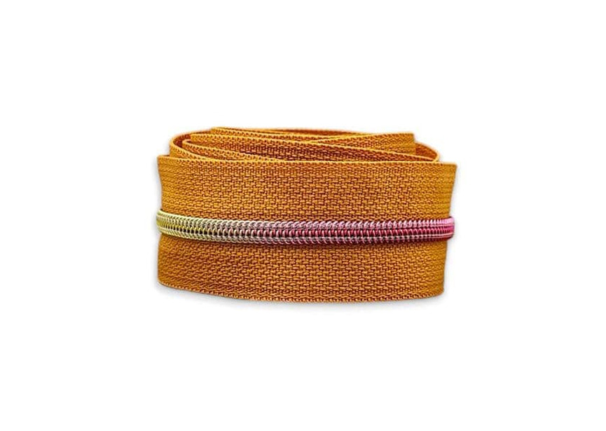 zippertape3-nyloncoil-burnedorange-rainbow