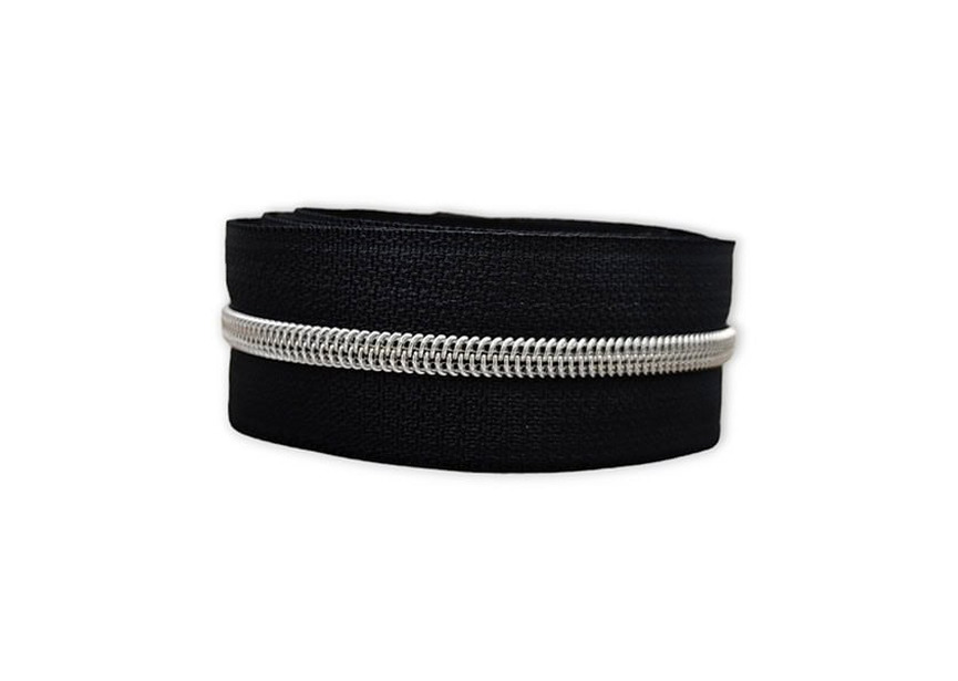 zippertape3-nyloncoil-black-silver