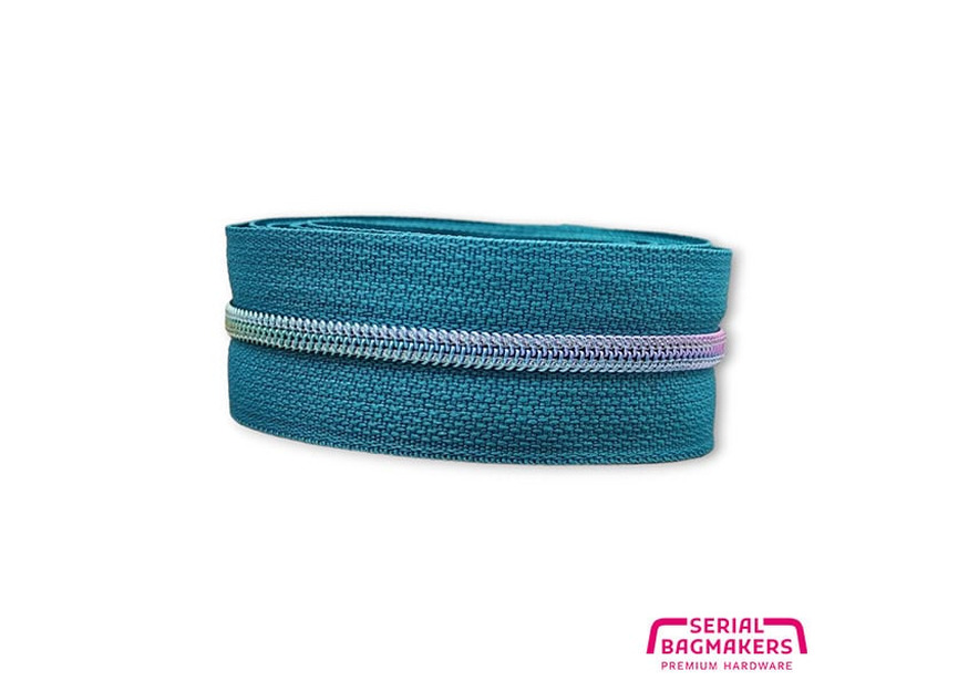 zippertape3-nyloncoil-teal-rainbow