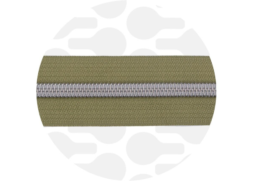 Mossy Green-Nickel Nylon Coil Zipper