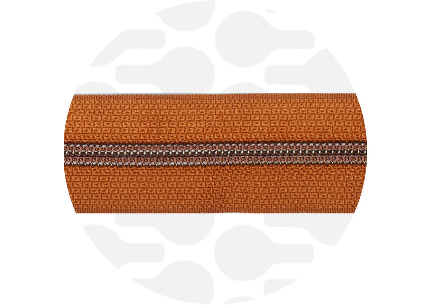 Nylon Coil Zipper Pumpkin Spice Copper