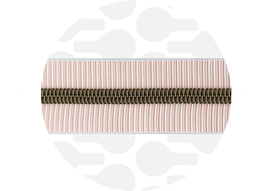 Zipper Striped Peachy Brass