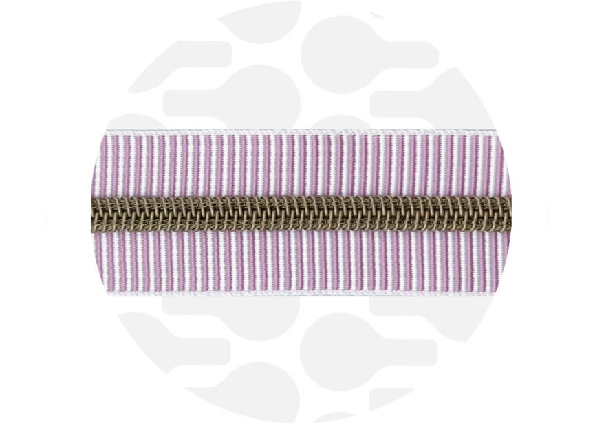 Zipper Striped Viola Brass