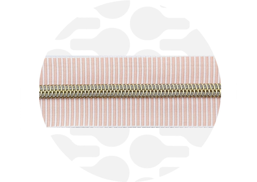 Zipper Striped peachy Gold