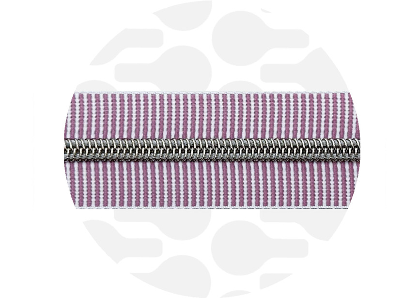 Zipper Striped Viola Nickel