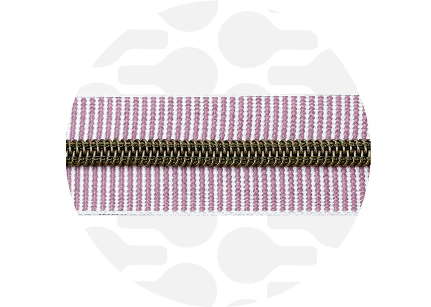 Zipper Striped Viola Brass