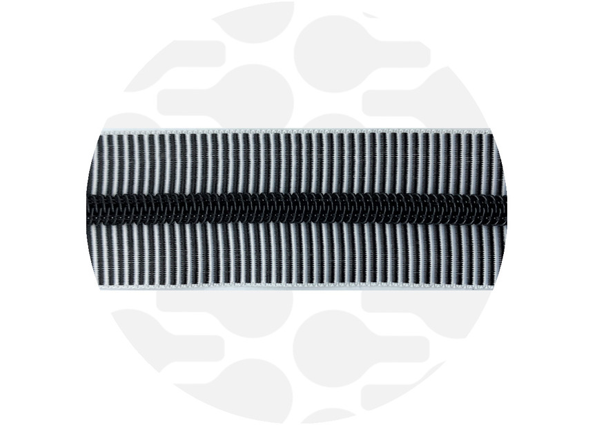 Zipper Striped Zebra Black